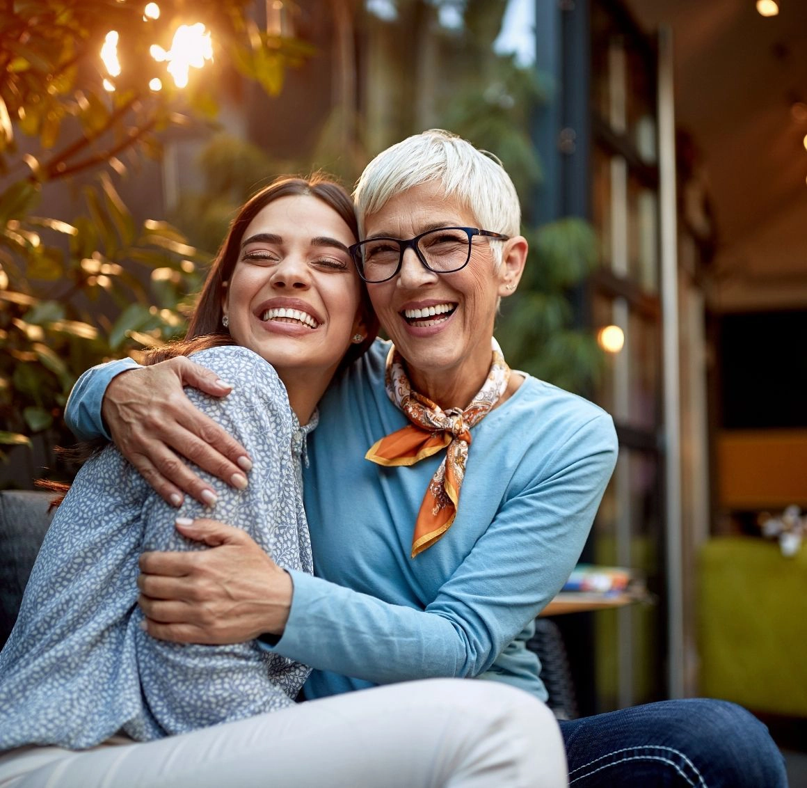 Caregiver running an errand with a senior Caregiver running an errand with a senior